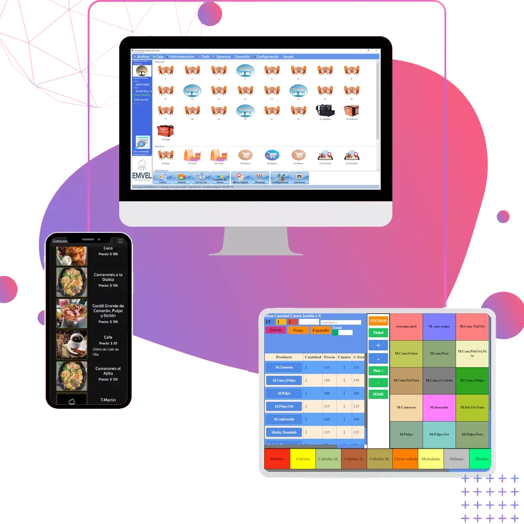 Interfaz simplificada de Sisteventas para móviles